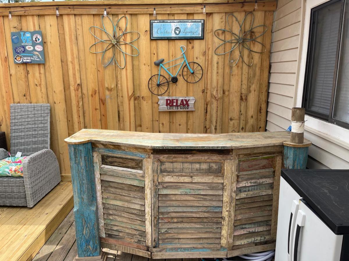 Destin-Y 30A Beach Retreat Self Checkin - Huge Private Backyard Deck With Outdoor Shower ซานตาโรซาบีช ภายนอก รูปภาพ
